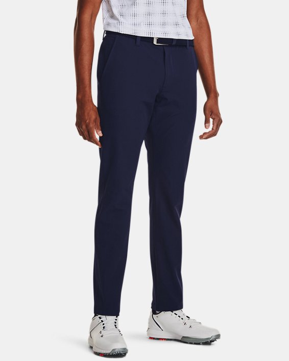 Men's UA Drive Tapered Pants in Blue image number 3